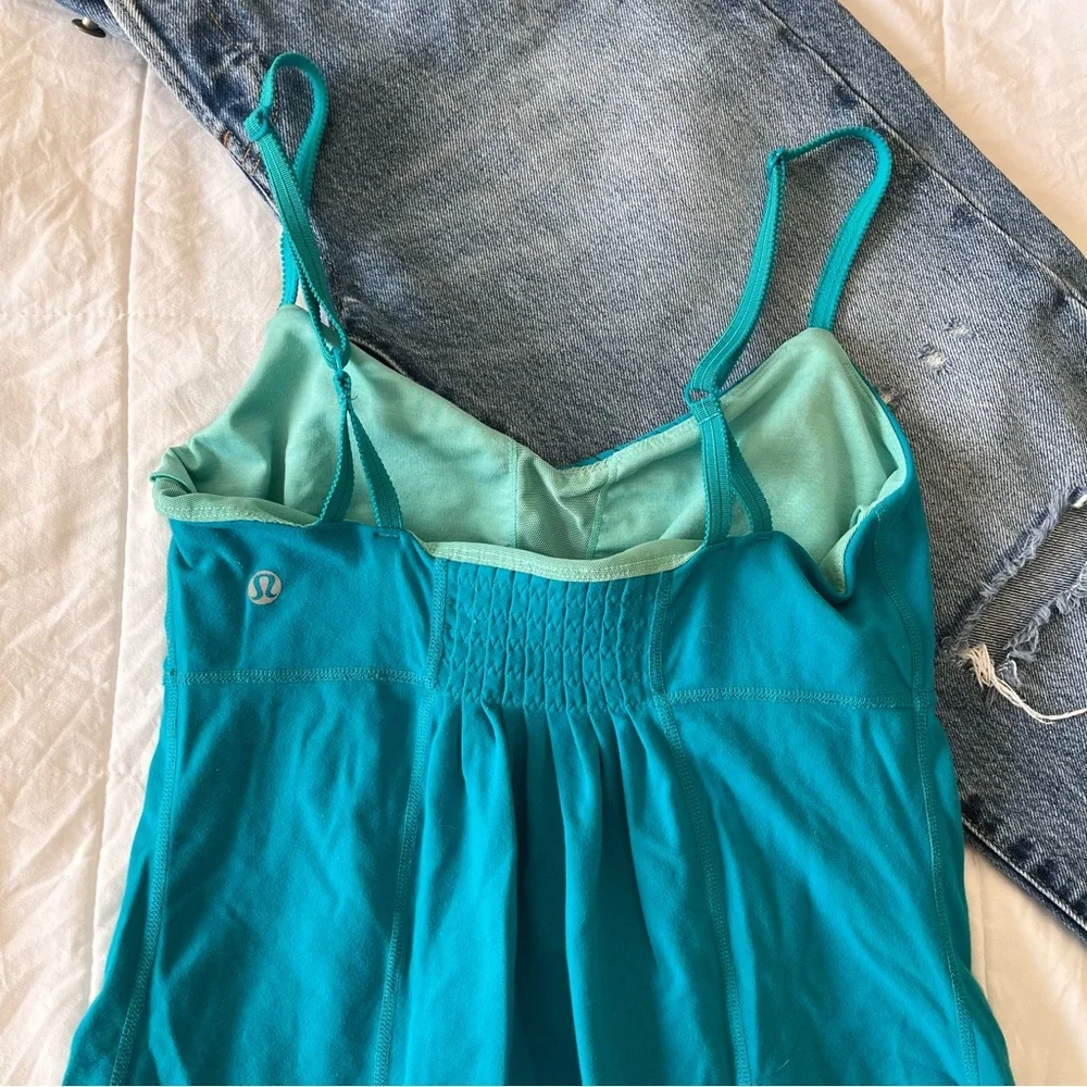 Lululemon Blue Strap Tank Top Shirt Size 6‎